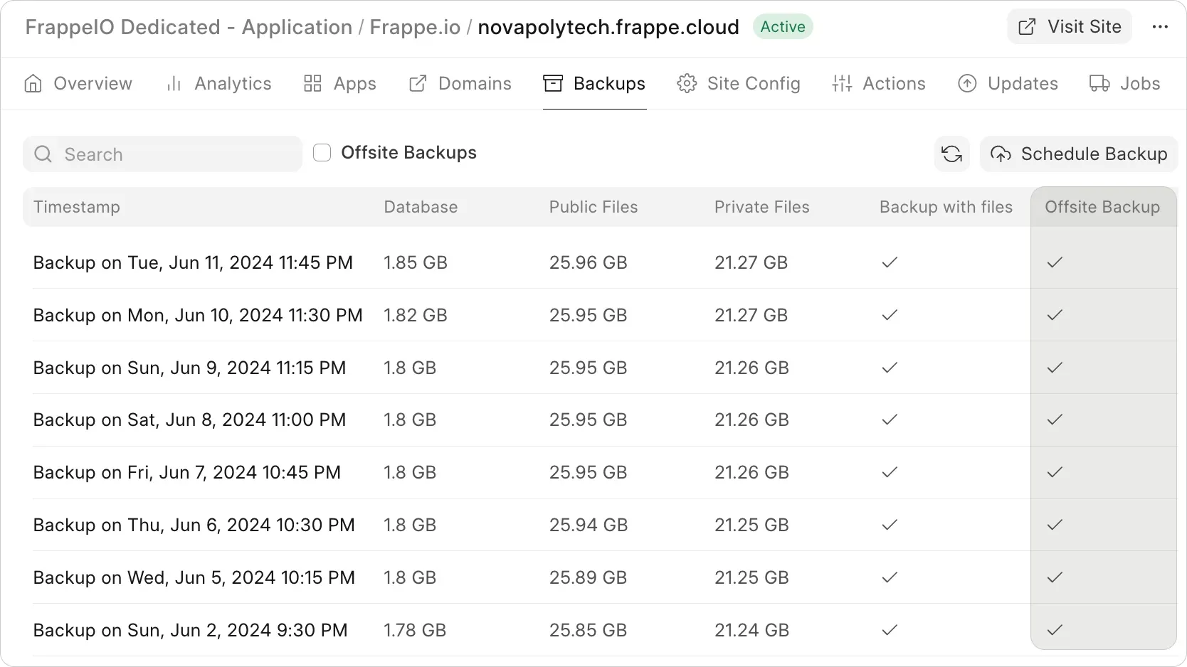 Offsite Backups for Disaster Recovery