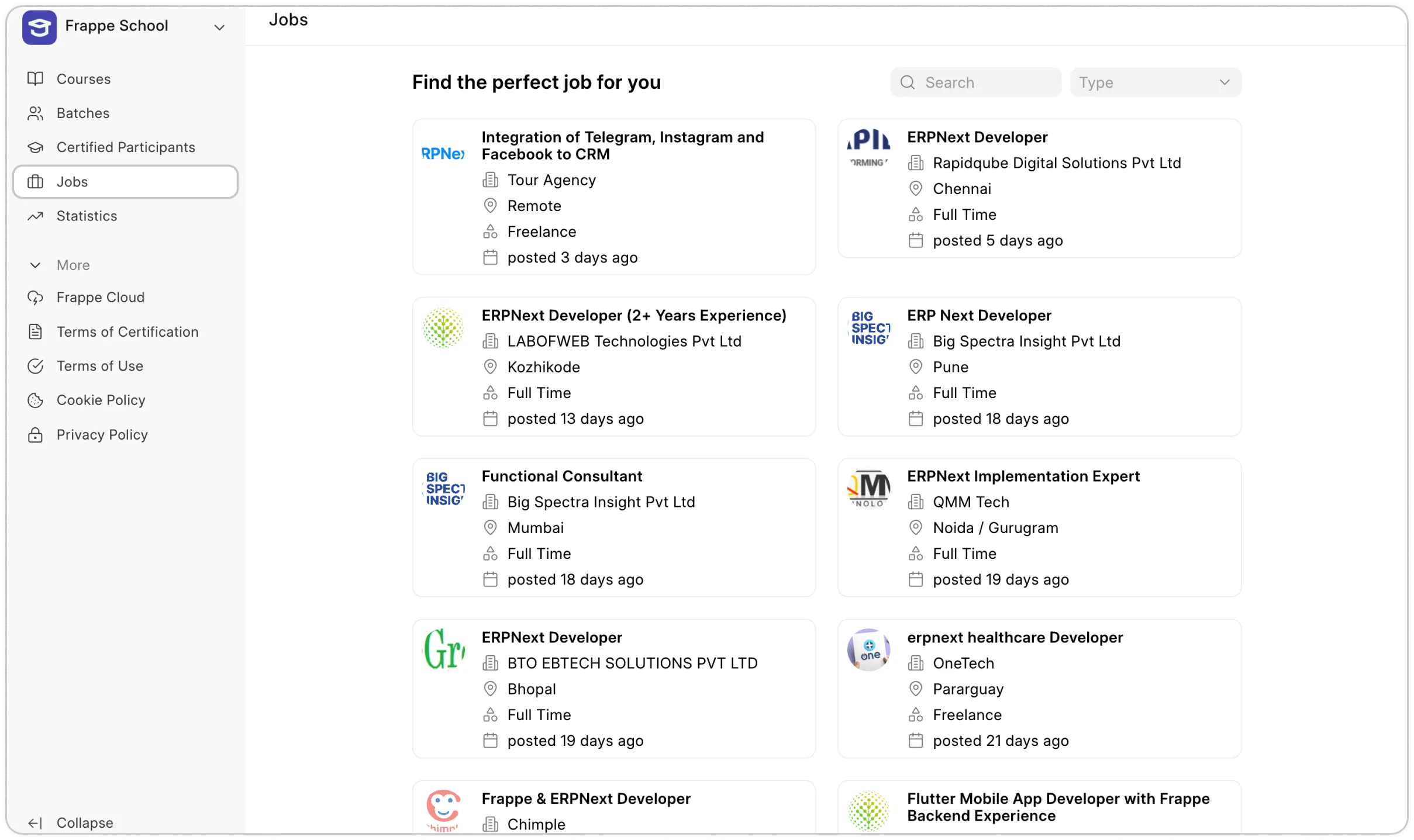 Connect Learners with Career Opportunities via Job Board