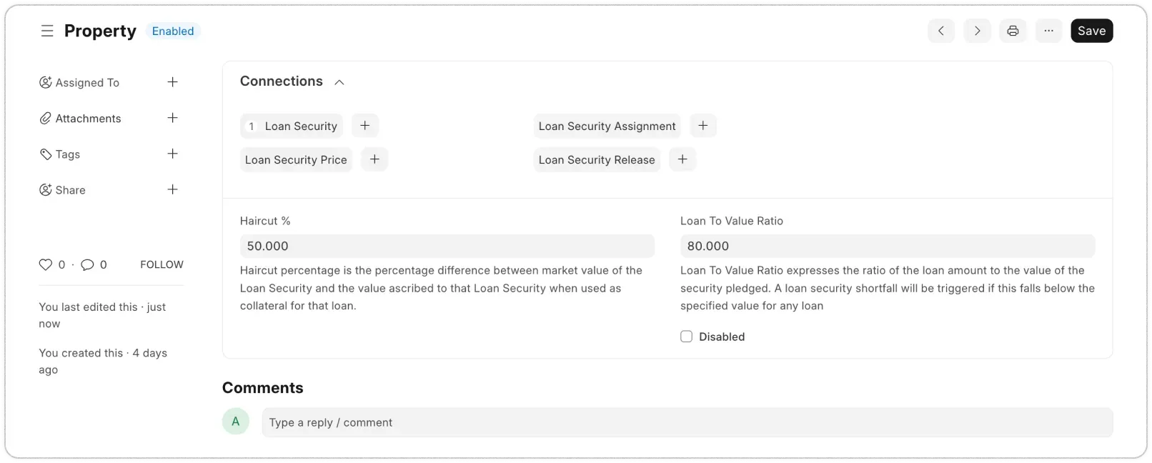 Define Loan Collateral Types